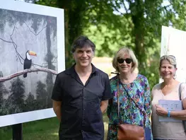 Lancement de l'expo photo à l'Abbaye de l'Épau