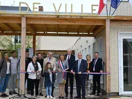 L'inauguration au coeur du bourg