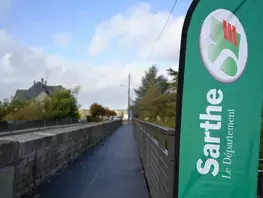 Voie verte Conneré-gare de Beillé