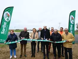 nouveau giratoire à Neuville-sur-Sarthe