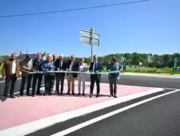 Inauguration d’un nouveau giratoire au Bailleul 