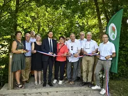 Inauguration d'une voie douce à Torcé-en-Vallée