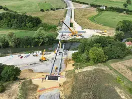 Visite du chantier du Viaduc de l'Huisne Sarthoise 