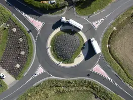 Le nouveau carrefour giratoire à Lamnay a été inauguré