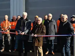 Inauguration d'un nouveau bâtiment technique à Sargé-lès-Le-Mans