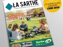 Couverture du magazine du Département de la Sarthe !