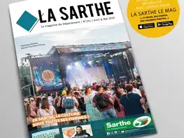 Couverture du magazine du Département de la Sarthe !