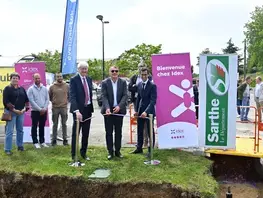 Lancement des travaux du réseau chaleur à Montval-sur-Loir