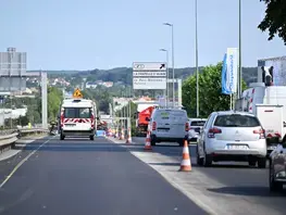 Le Mans : des travaux d'enrobés prévus entre le giratoire « Beauregard » et l'Océane