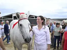 Inauguration de l'espace agricole de la Foire du Mans
