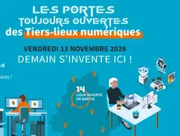 Les tiers-lieux numériques sarthois ouvrent leurs portes