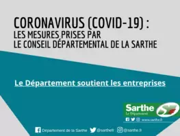 Coronavirus : Le Département, en soutien des entreprises