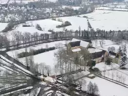 Abbaye Royale de l'Epau sous la neige