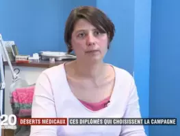 Reportage de France 2 sur l'installation d'une jeune médecin en Sarthe