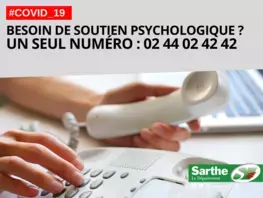 Covid-19 : le Département ouvre une ligne téléphonique de soutien psychologique