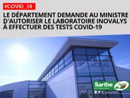 Covid-19 : Demande d'autorisation d'action pour le laboratoire INOVALYS