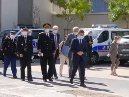 Hommage du Département au policier décédé cette nuit