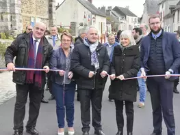 Inauguration de l'aménagement du centre-bourg de Saint-Rémy-de-Sillé
