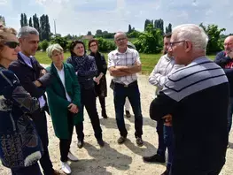 Visite de l'unité de méthanisation de Mézières-sur-Ponthouin