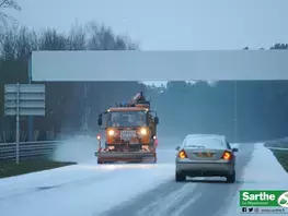 [MAJ] Importantes chutes de neige prévues en Sarthe