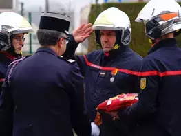 Sainte-Barbe au centre de secours Le Mans-Degré