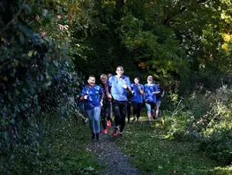 Inauguration des premiers itinéraires de Trail permanents au départ de Challes