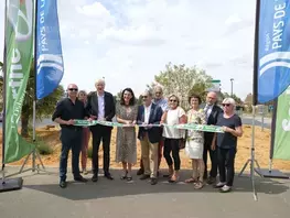 Inauguration du giratoire Jacques Bouillault à La Flèche