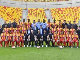 Les footballeurs du Mans FC prennent la pose