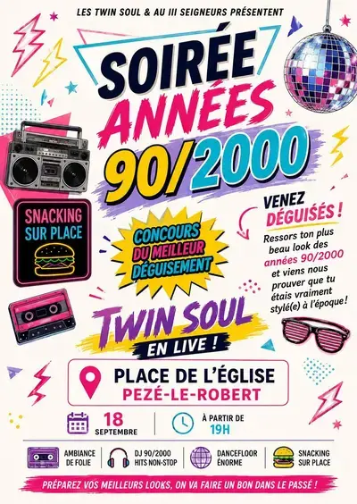 Soirée Années 90/2000 - Pezé-le-Robert