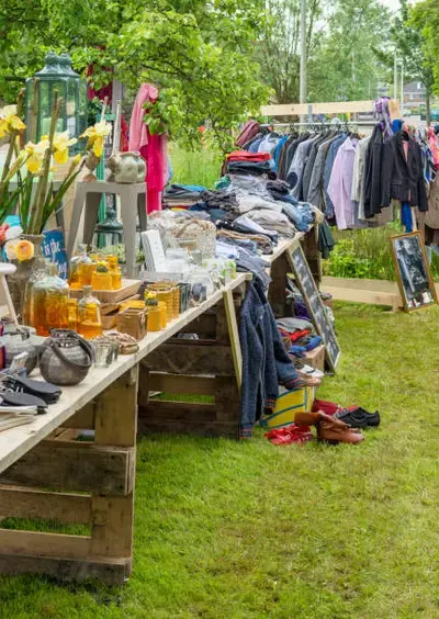 Vide grenier lors de la fête de la Saint Lambert
