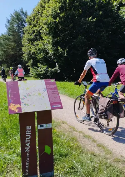 BOULEVARD NATURE, boucle raccourcie, avec Cyclamaine