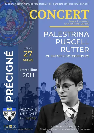 Concert de l'Académie Musicale de Liesse à Précigné