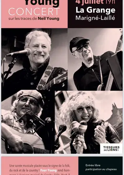 Concert "Four Young - sur les traces de Neil Young"