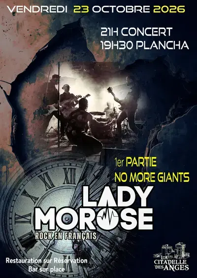 Concert Lady Morose - Rock en français