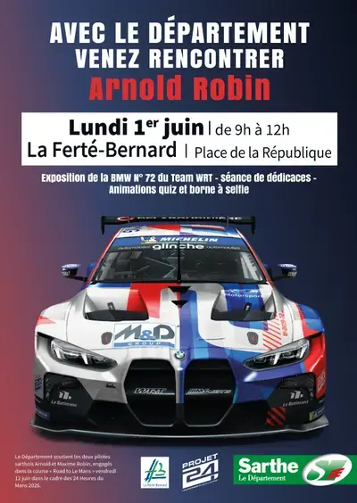 Exposition de la BMW 72 et Rencontre avec le pilote Arnold ROBIN