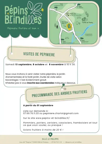 Visites de la pépinière - Pépins et Brindilles