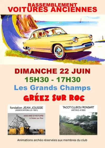Rassemblement de voitures anciennes