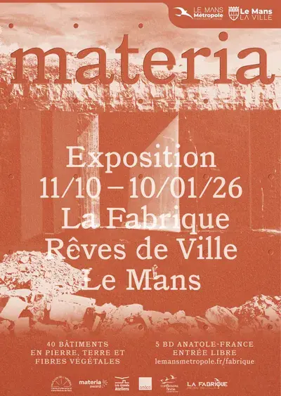 MATERIA, BÂTIMENTS EN PIERRE, TERRE ET FIBRES VÉGÉTALES