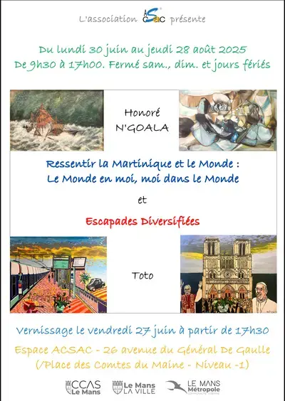Ressentir la Martinique et le Monde : Le Monde en moi, moi dans le Monde + Escapades Diversifiées