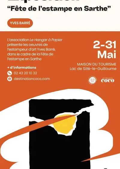Exposition "Fête de l'estampe en Sarthe" de Yves Barré