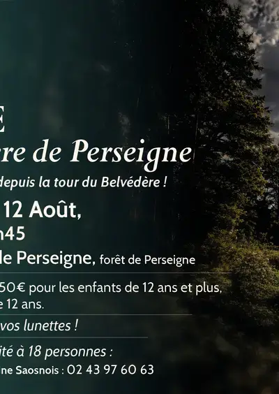 Éclipse au Belvédère de Perseigne