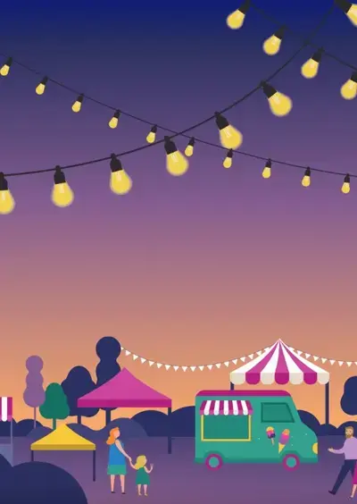 Marché semi nocturne
