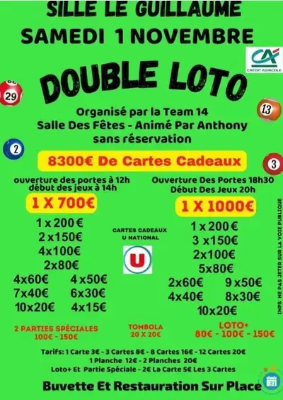 Double loto de la Team 14