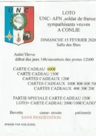Loto des AFN de Conlie