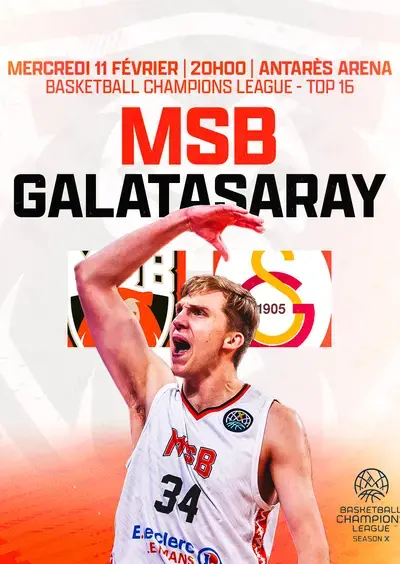 MSB vs. GALATASARAY - Basketball Champions League saison 2025-2026