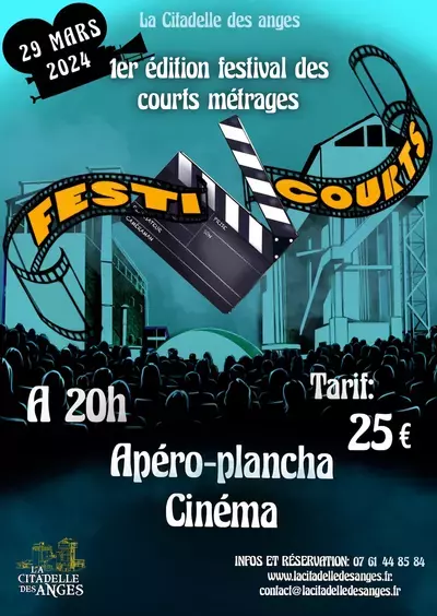 Festicourt - 1e edition Festival de courts métrage à la Citadelle des Anges
