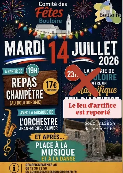 Dîner champêtre, bal