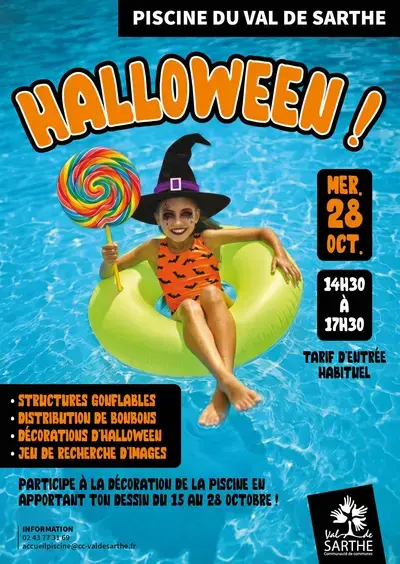 Halloween à la Piscine