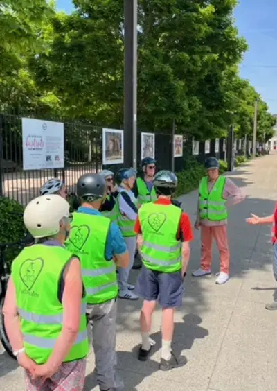 A vélo Curieuz'Mans : Sur des aménagements cyclables avec Cyclamaine