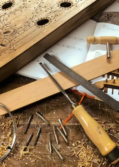 Atelier de fabrication de kantele